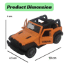 ItsyToys Mini Thar Die-Cast Metal Pullback Car – Realistic Design with Openable Doors - Image 3