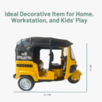 ItsyToys Jolly Auto Rickshaw – 1:32 Die‑Cast Pull‑Back Model - Image 7