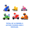 ItsyToys Paw Patrol Toy Set – 6-Piece Pup & Vehicle Playset - Image 9