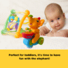 ItsyToys Musical Walking Elephant Toy with Levitation Ball, Flashing Lights, Drum Sound & Elephant Music – Interactive Battery-Operated Toy for Kids (3+ Years) - Image 8