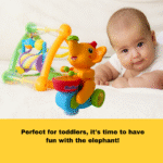 ItsyToys Musical Walking Elephant Toy with Levitation Ball, Flashing Lights, Drum Sound & Elephant Music – Interactive Battery-Operated Toy for Kids (3+ Years) - Image 8