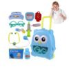 ItsyToys Doctor Set for Kids – Medical Trolley Playset for Boys & Girls Ages 3-5 | Fun Doctor Kit with Stethoscope, Syringe, Thermometer & More | Portable Wheeled Bag for Easy Storage - Image 4