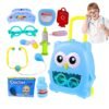 ItsyToys Doctor Set for Kids – Medical Trolley Playset for Boys & Girls Ages 3-5 | Fun Doctor Kit with Stethoscope, Syringe, Thermometer & More | Portable Wheeled Bag for Easy Storage - Image 5