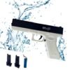 ItsyToys Electric Water Gun – Rechargeable Pichkari with High-Speed Motor & 30+ Feet Range – Powerful Water Gun Toy for Kids & Adults – Ideal for Holi, Pool, Beach & Outdoor Water Fun – Blue - Image 3