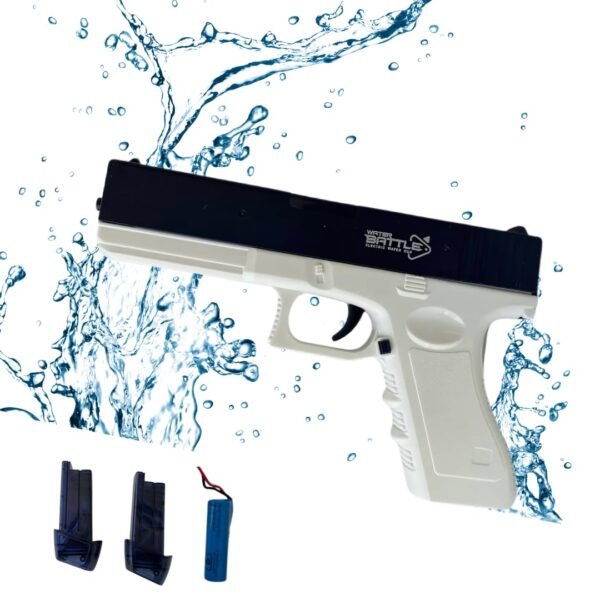 ItsyToys Electric Water Gun – Rechargeable Pichkari with High-Speed Motor & 30+ Feet Range – Powerful Water Gun Toy for Kids & Adults – Ideal for Holi, Pool, Beach & Outdoor Water Fun – Blue