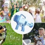 ItsyToys 45 Hole Automatic Bubble Gun Machine - High Output Bubble Maker Blower - Interactive Bubble Gun Toy for Kids - Fun Water Bubble Gun with Bubbles - Outdoor Play for Pranks and Parties - Image 2