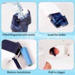ItsyToys Electric Water Gun – Rechargeable Pichkari with High-Speed Motor & 30+ Feet Range – Powerful Water Gun Toy for Kids & Adults – Ideal for Holi, Pool, Beach & Outdoor Water Fun – Blue - Image 6