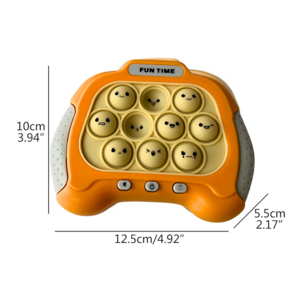 Musical Pop It Fidget Toy, Light and Sound Game with Multiple Levels, Electronic Sensory Push Bubble Toy, Orange, Ages 3+ (Random Color) Pack of 1 - Image 5