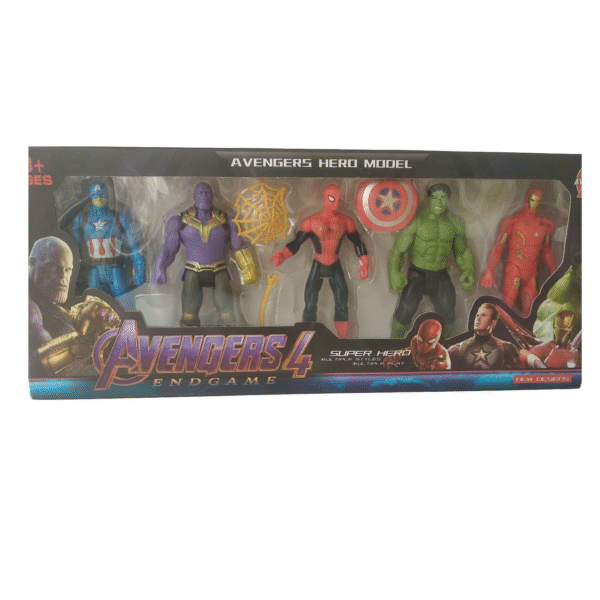 ItsyToys Superhero Twist & Move Toy Set - Superhero Action Figure Toys Superheroes Set, Toy for Kids for Babies - Multicolor Play Set (Set of 5 Action Figures) - Image 4