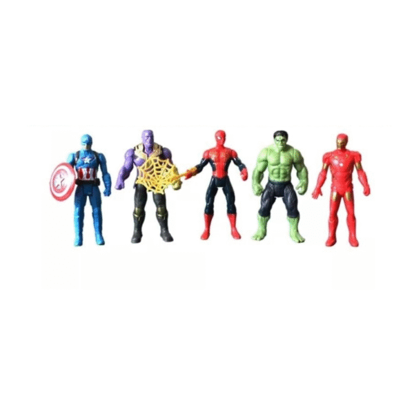 ItsyToys Superhero Twist & Move Toy Set - Superhero Action Figure Toys Superheroes Set, Toy for Kids for Babies - Multicolor Play Set (Set of 5 Action Figures) - Image 6