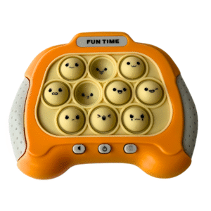 Musical Pop It Fidget Toy, Light and Sound Game with Multiple Levels, Electronic Sensory Push Bubble Toy, Orange, Ages 3+ (Random Color) Pack of 1