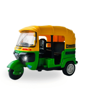 ItsyToys Indian Auto Rickshaw Die-Cast Model Toy – 3-Wheeler Miniature Tuk Tuk