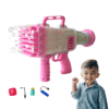 ItsyToys 45 Hole Automatic Bubble Gun Machine - High Output Bubble Maker Blower - Interactive Bubble Gun Toy for Kids - Fun Water Bubble Gun with Bubbles - Outdoor Play for Pranks and Parties - Image 5