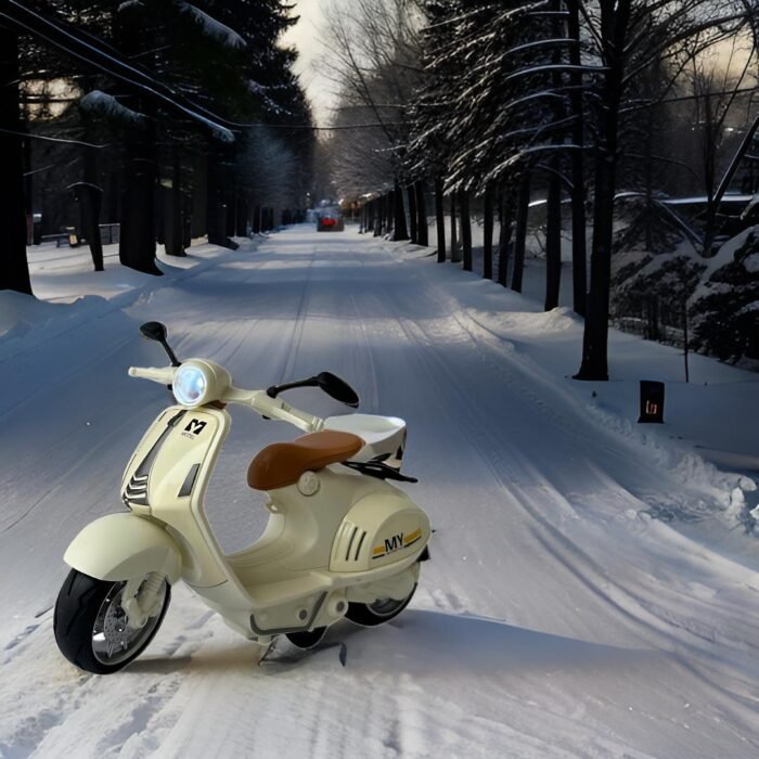 2 Detail Image 1 by 10 Scale scooter Product Photography 654 ItsyToys 1 10 Die-Cast Scooter Toy with Lights and Sound - Image 10