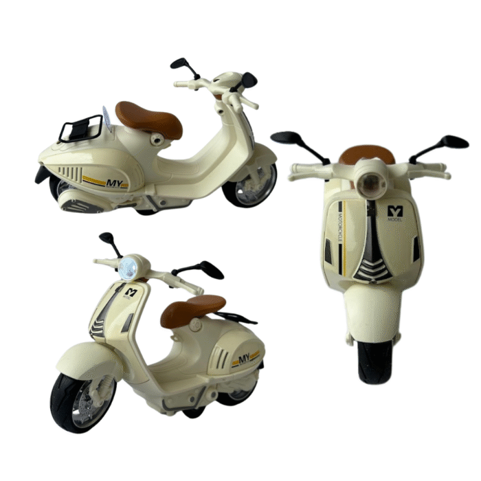 Diffrent angles Die 6 cast scooters ItsyToys 1 10 Die-Cast Scooter Toy with Lights and Sound - Image 4