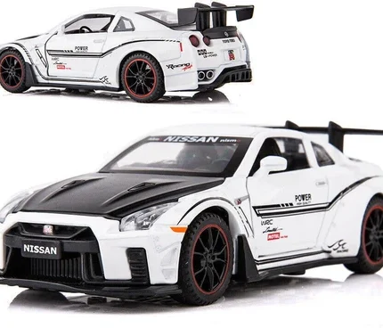 1/32 Scale Die-Cast Nissan Gtr Model Car
