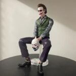 Joker Sitting Figure The Dark Knight Collectible - Image 2