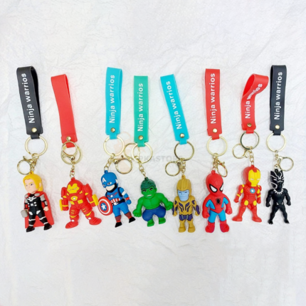 Avengers 3D Strap Keychain Superhero Bag Charm