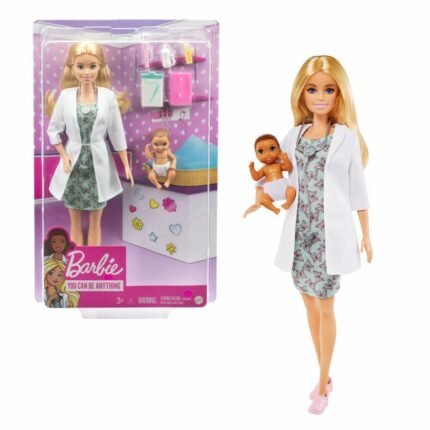 Barbie Career Doll Doctor Set Paediatrician Baby GVK03