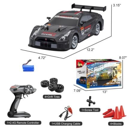 1:16 RC Drift Car 4WD 30KM/H Nissan GT-R R35 Inspired